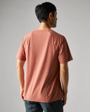 RHONE REIGN SHORT SLEEVE TOP - BAKED CLAY HEATHER