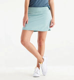 LADIES FREE FLY BAMBOO LINED BREEZE SKORT - SEA GLASS