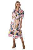 CROSBY WHIT DRESS - ABSTRACT