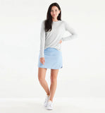LADIES FREE FLY BAMBOO LINED BREEZE SKORT - CLEAR SKY