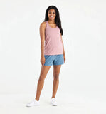 LADIES FREE FLY PULL ON BREEZE SHORT - PACIFIC BLUE
