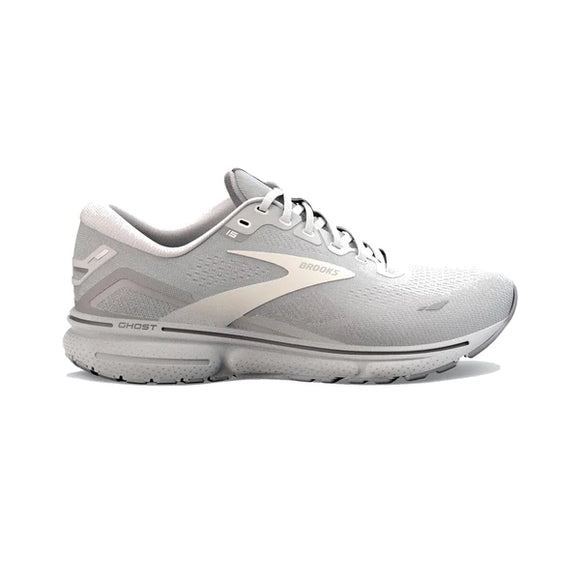 BROOKS LADIES GHOST 15 - OYSTER/ALLOY/WHITE