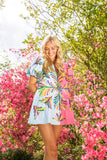 QUEEN OF SPARKLES PINK & BLUE COLORBLOCK OTOMI DRESS