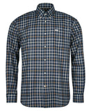 BARBOUR COLL THERMO SHIRT - INKY BLUE