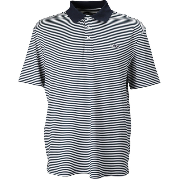 AFTCO MENS REPLAY POLO SHIRT - NAVY