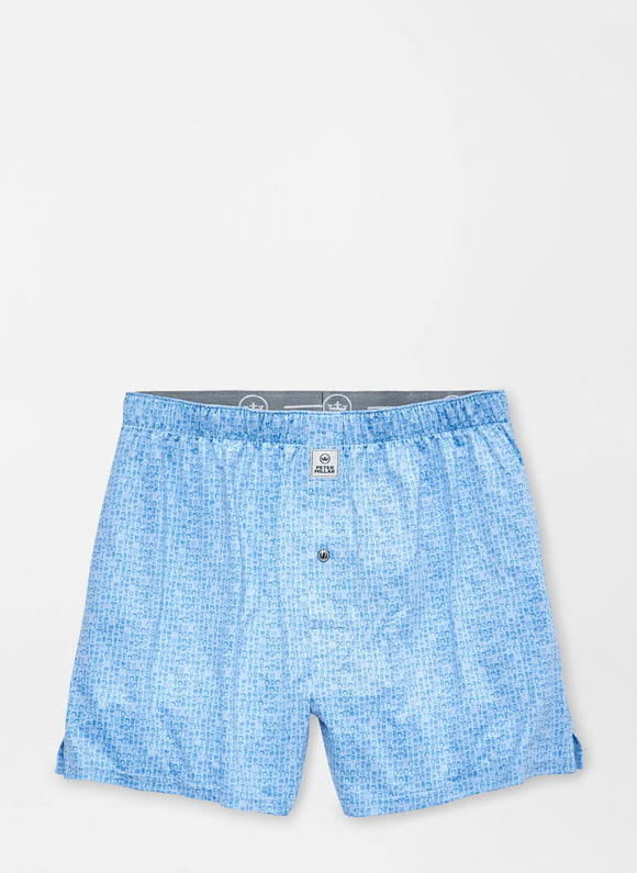 PETER MILLAR LIL'FRIDAY PERFORMANCE BOXER - COTTAGE BLUE