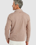 JOHNNIE-O FARBER PREP-FORMANCE 1/4 ZIP PULLOVER - RUSSET