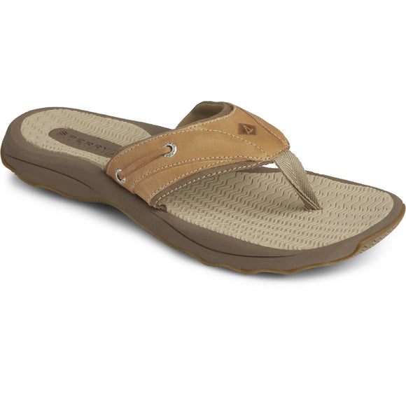 MENS SPERRY OUTER BANKS THONG - TAN