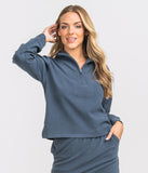 LADIES SOUTHERN SHIRT ON THE MOVE PULLOVER - VINTAGE INDIGO