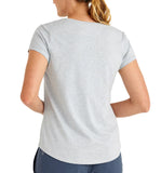 LADIES FREE FLY BAMBOO CURRENT TEE - BAY BLUE