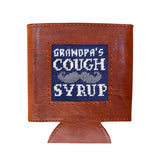 SMATHERS & BRANSON GRANDPA'S COUGH SYRUP NEEDLEPOINT CAN COOLER