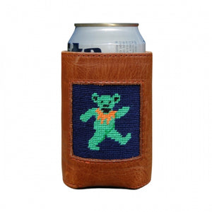SMATHERS & BRANSON NAVY DANCING BEARS CAN COOLER