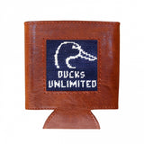 SMATHERS & BRANSON DUCKS UNLIMITED NEEDLEPOINT CAN COOLER