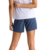 LADIES FREE FLY BAMBOO LINED BREEZE SHORT 4IN - BLUE DUSK